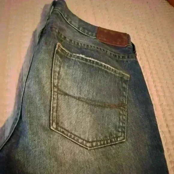 Denim Men's Jeans 31x32 Dillon Skinny Blue Distressed Denim. Vintage Bullhead - Picture 7 of 9